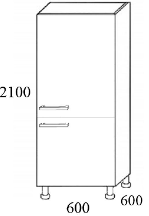 Szafka stojąca wysoka MKS19 60x60x210h